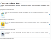Tablet Screenshot of champagnegoingdown.blogspot.com