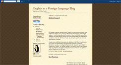 Desktop Screenshot of englishasaforeignlanguageblog.blogspot.com