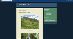 Desktop Screenshot of aguasbelas2007.blogspot.com