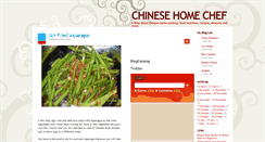 Desktop Screenshot of chinesehomechef.blogspot.com