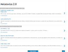 Tablet Screenshot of metatextosbis.blogspot.com