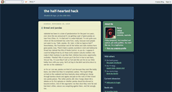 Desktop Screenshot of halfheartedhack.blogspot.com