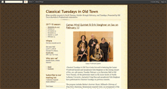 Desktop Screenshot of classicaltuesdays.blogspot.com