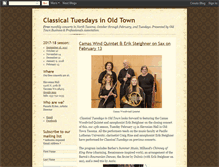 Tablet Screenshot of classicaltuesdays.blogspot.com