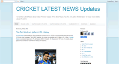 Desktop Screenshot of iplcricketlatest.blogspot.com