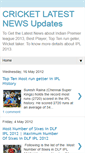 Mobile Screenshot of iplcricketlatest.blogspot.com