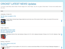 Tablet Screenshot of iplcricketlatest.blogspot.com