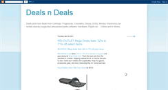 Desktop Screenshot of dealsndeals.blogspot.com