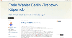 Desktop Screenshot of freie-waehler-treptow-koepenick.blogspot.com