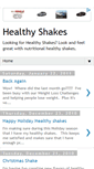 Mobile Screenshot of healthy-shakes.blogspot.com