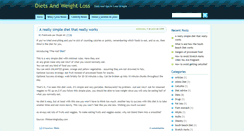 Desktop Screenshot of diets-and-weight-loss.blogspot.com