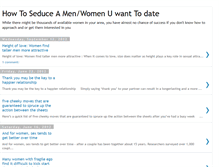 Tablet Screenshot of datingattractivewomen.blogspot.com