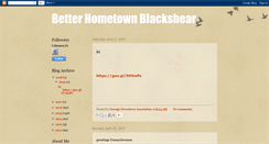 Desktop Screenshot of betterhometownblackshear.blogspot.com