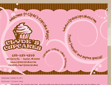 Tablet Screenshot of clydescupcakesmagic.blogspot.com