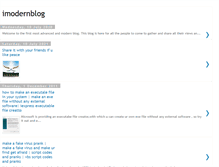 Tablet Screenshot of imodernblog.blogspot.com
