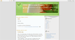 Desktop Screenshot of krissyscookingblog.blogspot.com