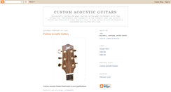 Desktop Screenshot of custom-acoustic-guitars.blogspot.com