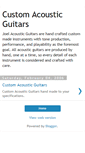 Mobile Screenshot of custom-acoustic-guitars.blogspot.com