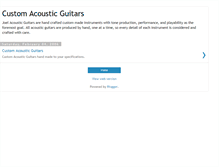 Tablet Screenshot of custom-acoustic-guitars.blogspot.com