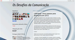 Desktop Screenshot of desafiosecomunicacao.blogspot.com