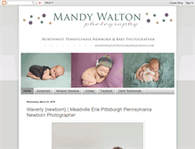 Tablet Screenshot of mandywaltonphotography.blogspot.com