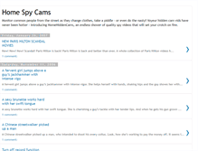 Tablet Screenshot of homespycams.blogspot.com