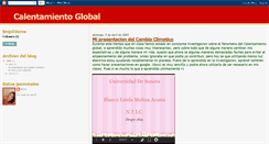 Desktop Screenshot of calentamientoglobalbema.blogspot.com