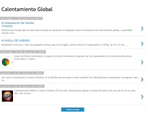 Tablet Screenshot of calentamientoglobalbema.blogspot.com