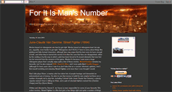 Desktop Screenshot of foritismansnumber.blogspot.com