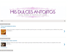 Tablet Screenshot of misdulcesantojitos.blogspot.com