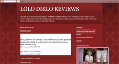 Desktop Screenshot of lolodikloreviews.blogspot.com