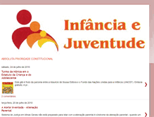 Tablet Screenshot of direitosdacriancaedoadolescente.blogspot.com