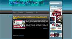 Desktop Screenshot of marketing-network.blogspot.com