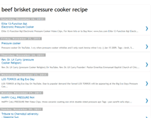 Tablet Screenshot of beefbrisketpressurecookerrecipee.blogspot.com