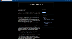 Desktop Screenshot of andreapalacio.blogspot.com