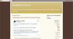 Desktop Screenshot of footballisfixed.blogspot.com