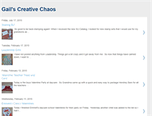 Tablet Screenshot of gailscreativechaos.blogspot.com