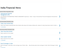 Tablet Screenshot of indiafinancelinks.blogspot.com