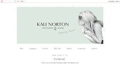 Desktop Screenshot of kalinorton.blogspot.com