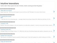 Tablet Screenshot of intuitiveinnovations.blogspot.com