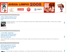 Tablet Screenshot of juegalimpio2008.blogspot.com