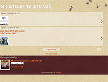 Tablet Screenshot of ministeriojesusteama.blogspot.com