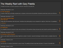 Tablet Screenshot of garysweeklyrant.blogspot.com