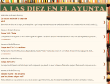 Tablet Screenshot of alasdiezenelayunta.blogspot.com