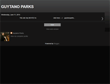 Tablet Screenshot of guytanoparks.blogspot.com