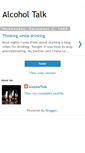 Mobile Screenshot of alcoholtalk.blogspot.com