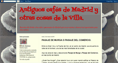 Desktop Screenshot of antiguoscafesdemadrid.blogspot.com