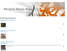 Tablet Screenshot of efusjon-news-blog.blogspot.com