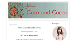 Desktop Screenshot of julieiscocoandcocoa.blogspot.com