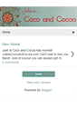 Mobile Screenshot of julieiscocoandcocoa.blogspot.com